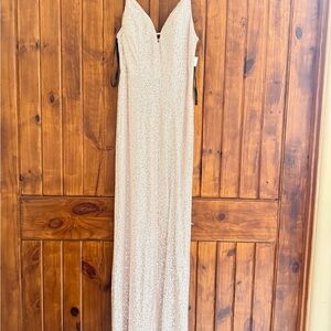 Speechless Light Pink Sequin Prom Dress